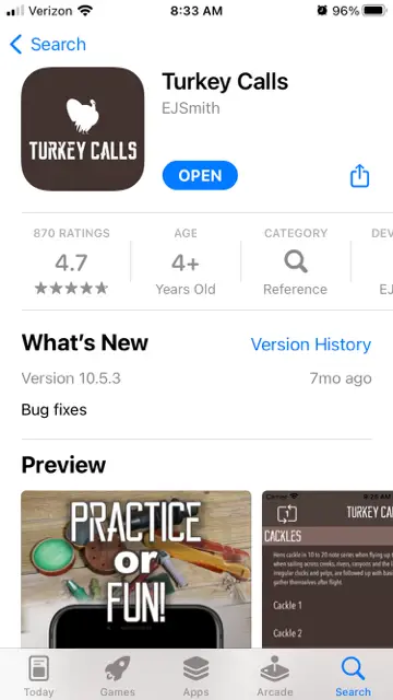 My Favorite Turkey Calling App in the Apple App Store