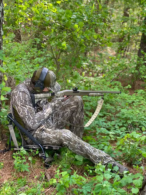 Late morning turkey hunting with a quality chair.